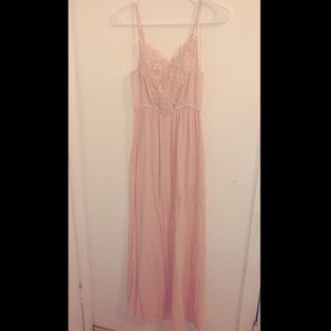 Pink maxi dress